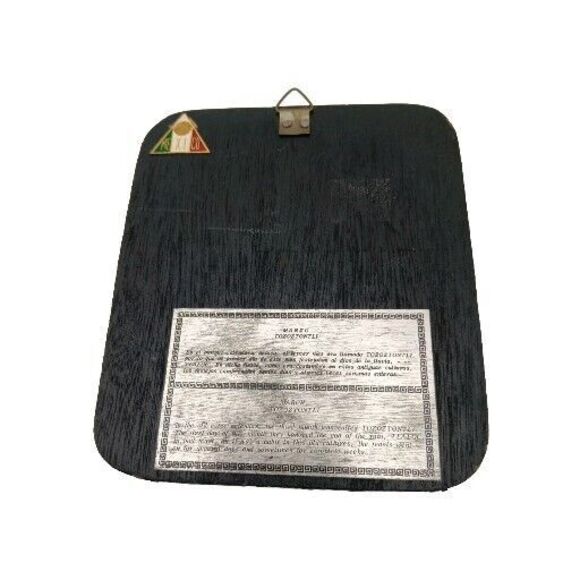 Aztec Rain God Mayan Calendar March Birthday Artacoxpan Wood Wall Mexican Art - Picture 2 of 4